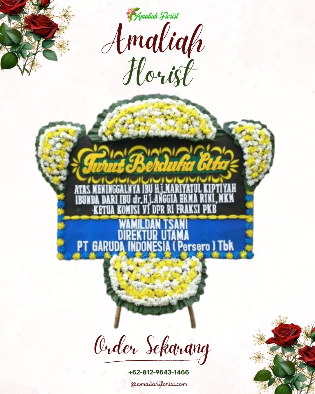 Papan Bunga Duka Tapanuli Selatan